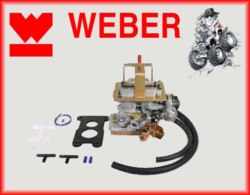 Genuine weber 38 dges syncro e-choke carb carburetor kit k490 wk490 jeep 2.8