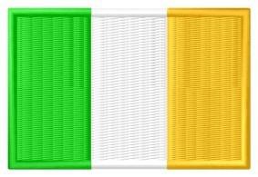 Flag of ireland irish iron-on patch