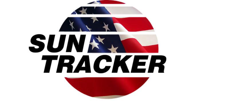 "sun tracker flag" boat , truck and car decal (1 set) 22"