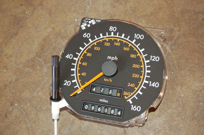 Mercedes 140 400se 500sel speedometer odometer gauge instrument cluster