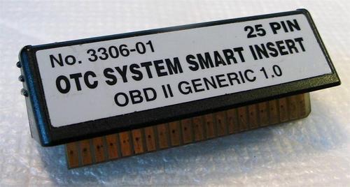 Otc system smart insert 25 pin obd-ii generic 1.0 3306-01.  genisys monitor 4000