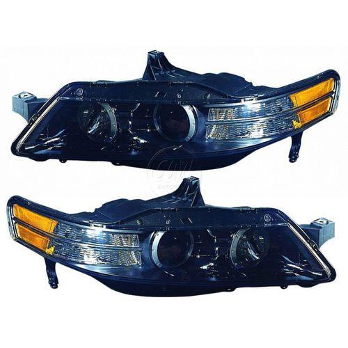 Headlights headlamps left & right pair set new for 07-08 acura tl type s