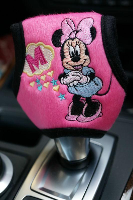 Disney minnie mouse car accessory: automatic gear shift  knob cover  