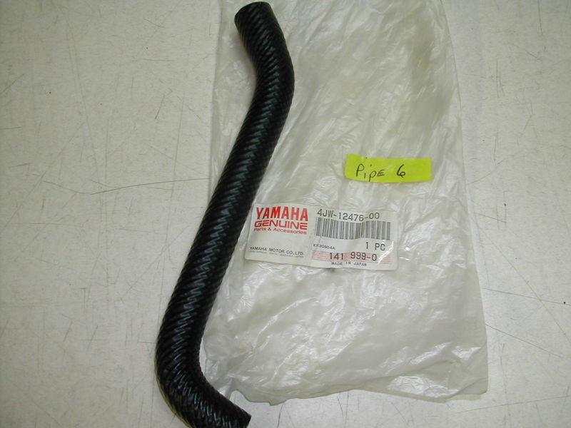 1994-97 yamaha wr250 wr 250 radiator hose pipe 6 nos oem p/n 4jw-12476-00 