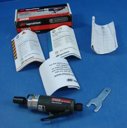 New in box ingersoll rand 3108 super-duty air die grinder tool