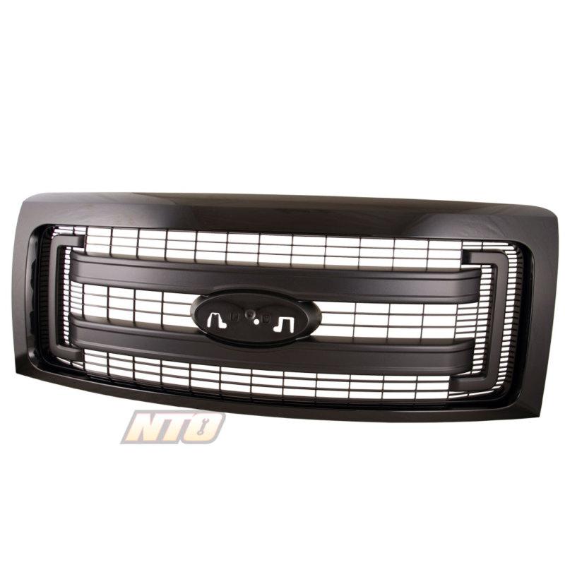 Ford f-150 grille with painted surround without emblem 2013 black bars xl sxt