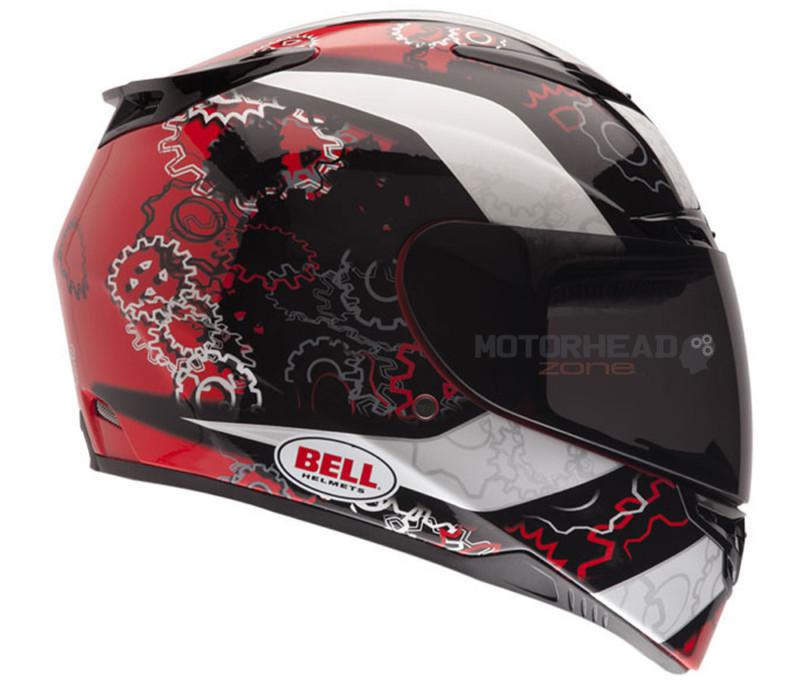 Bell rs-1 gearhead black/red full face rs1 motorcycle helmet medium brand new