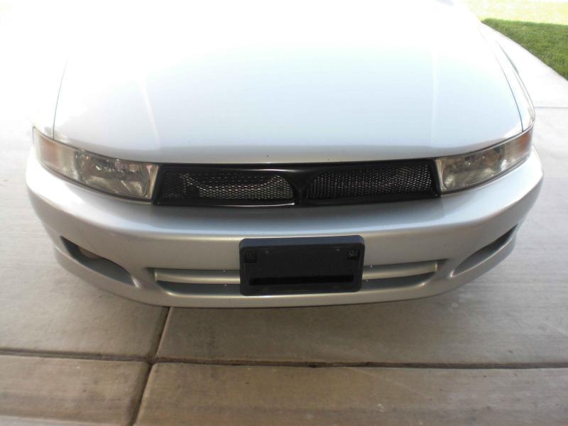 Painted mitsubishi 1999-2001 galant vr4 jdm front mesh grill grille