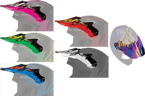 Fly racing replacement visor for kinetic inversion helmet