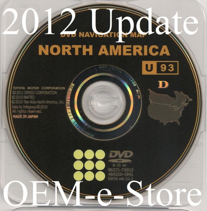 11.1 update only 2010 2011 2012 toyota sequoia tundra 4runner navigation dvd map