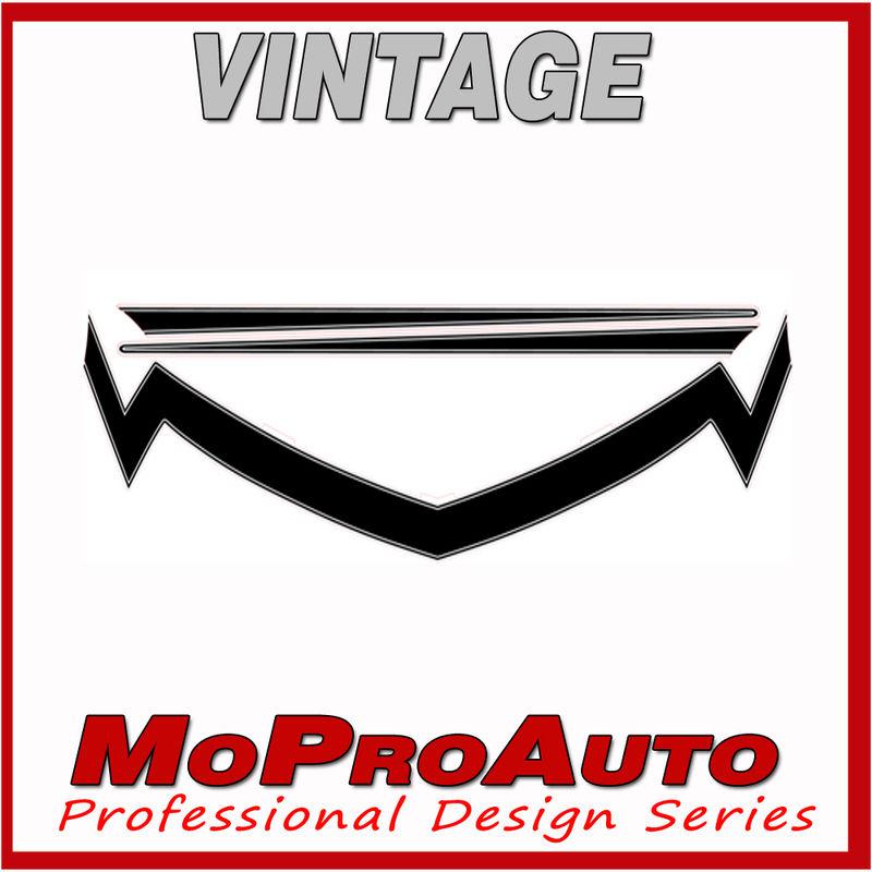 1968 style vintage 2010 camaro nose hood stripes graphics decals 3m vinyl gr2 ss