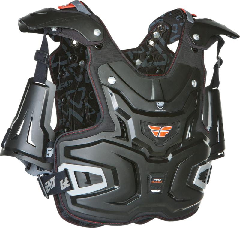 Fly racing pro chest protector black osfm