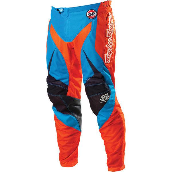 Blue/orange w28 troy lee designs gp air mirage vented pants 2013 model