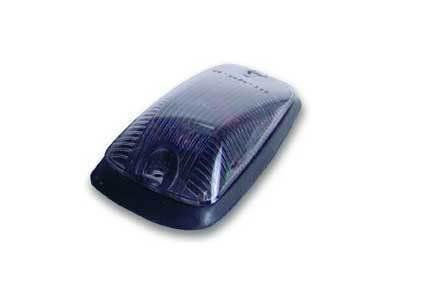 Pacer cab roof light - chevy style -smoke single (5 7/8 x 3.5 x 1.5-in) 20-220ss