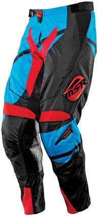 Msr 2014 adult pants renegade blk/cyn/red pant size 32