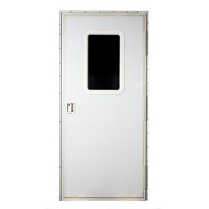 Ap products entry door, square, 30x72, rh, off white 015-307211