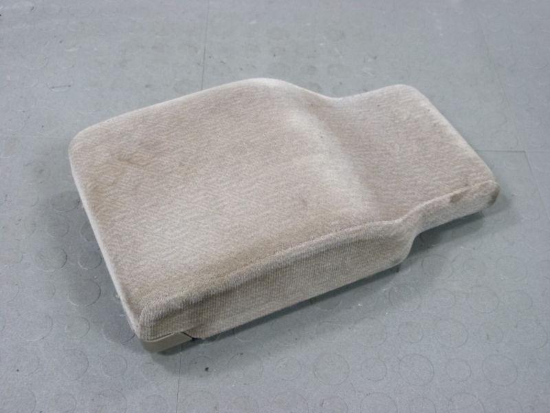 00-05 lesabre tan cloth 12" armrest arm rest center console lid cover handle