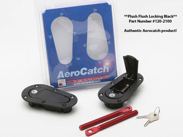 Aerocatch aero catch plus flush locking black hood latch / hood pins - 120-2100