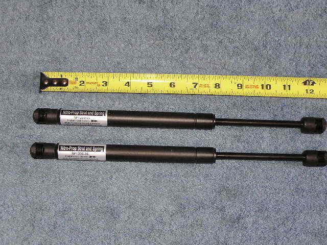 Set 12” 35# nitro-prop strut spring lift shock cylinder tool toy job box rod 2ea