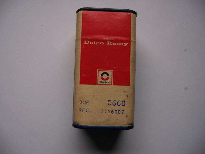Nos new delco remy d668 1116387 regulator (never opened)