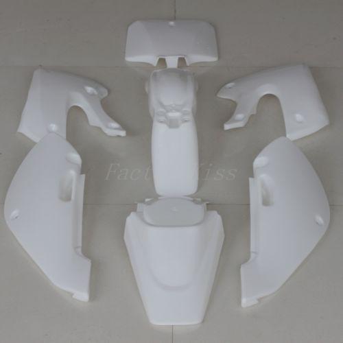 Gau motorcycle white plastics body kit for kawasaki dirt pit bikes 