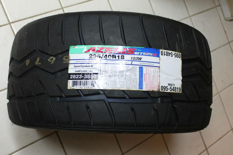 Two falken azenis rt615k tires 295/40/18  **brand new**