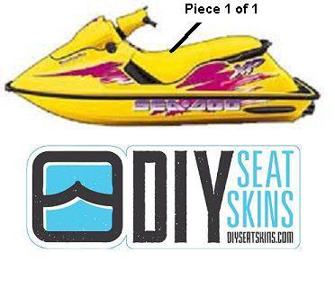 Sp xp spi sea doo yellow seat skin cover 89 90 91 95 96 ~free manual available!~