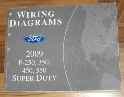 2009 ford truck f-250 f-350 450 550 super duty wiring diagrams manual_gas/diesel