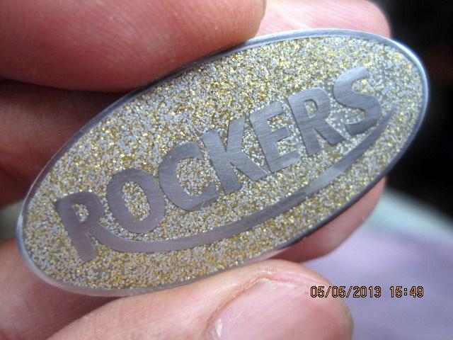 Rockers pin cafe racer triumph patch ajs bsa dkw bmw ton up 59 club glitter
