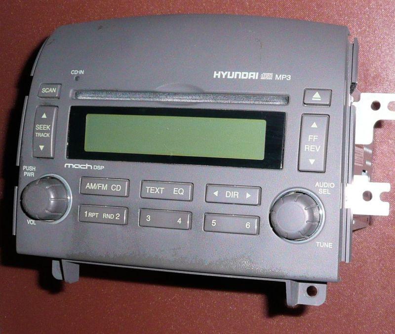 2006 – 2008 hyundai sonata radio cd  stereo pn: 96180-0a100qz