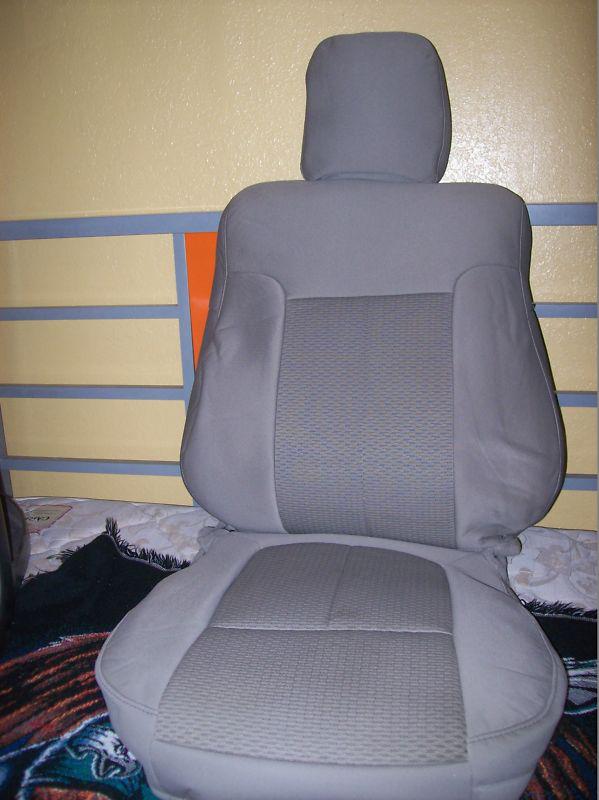 2009/2010 ford f-150 super cab xlt puddy grey complete flat fabric seat covers!!