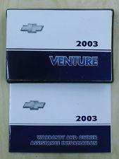 2003 venture owners manual. oem.