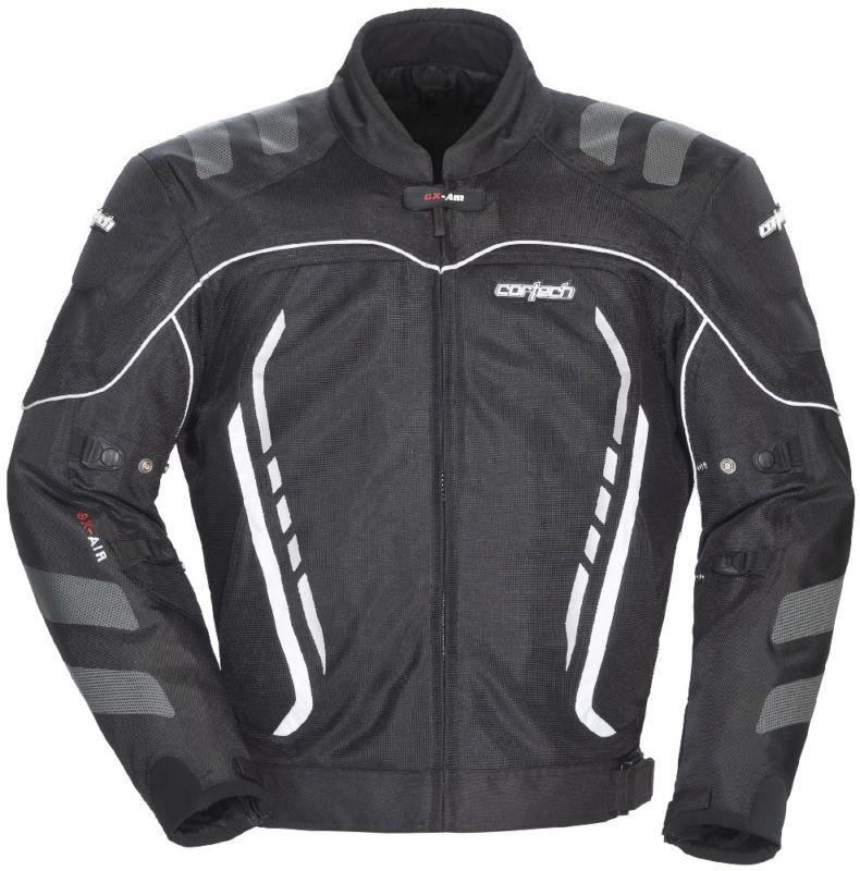 Cortech gx sport air 3 black medium tall textile motorcycle riding jacket mdt