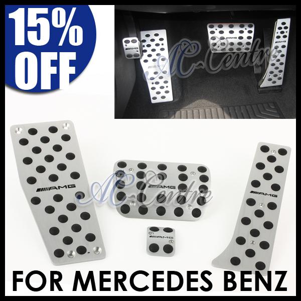 Mercedes benz w204 a207 c207 w212 aluminum automatic car pedal amg interior part
