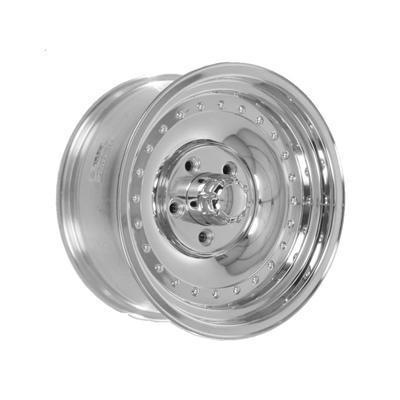 Summit racing d-force ii polished wheel 15"x7" 5x4.5" bc set of 4