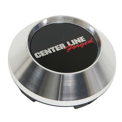 Center line wheels center cap plastic chrome snap-in flat style each