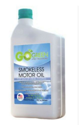 Go green smokeless oil - full synthetic - ultimate biodegradable - 12 quarts