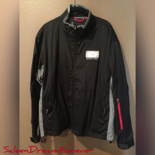 Rare servi-tek corporate employee embroidered mens jacket nos technology