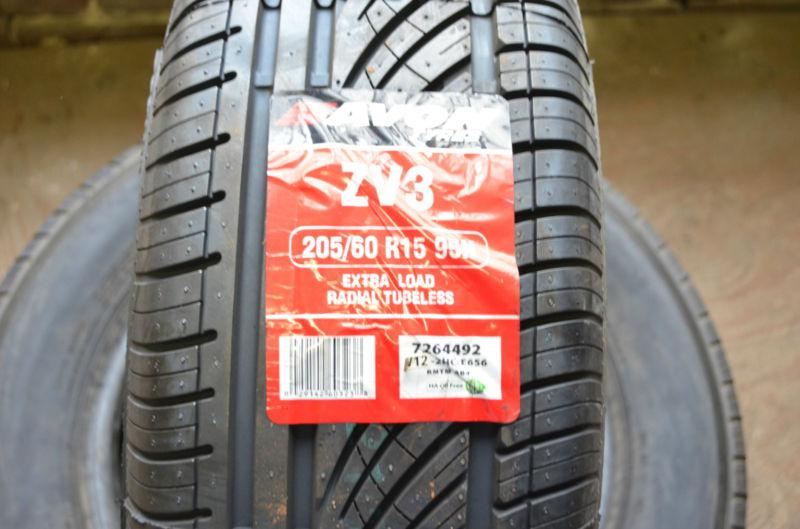 1 new 205 60 15 avon zv3 blem tire