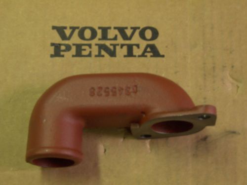 Volvo penta aqd aqad tmd tamd 30 &amp; 40 wet exhaust elbow connector 845528