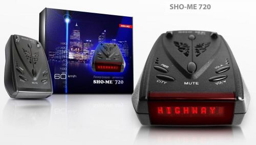 Sho-me 720 brand new radar/laser detector - 360 degree total protection
