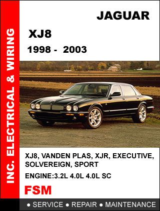 Jaguar xj xj8 xjr 1998 1999 2000 2001 2002 2003 ultimate service repair manual