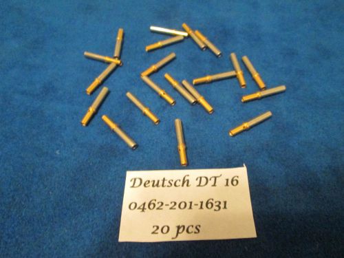 Deutsch 0462-201-1631 dt socket terminal, gold plated, solid style, 16-20ga 20pc