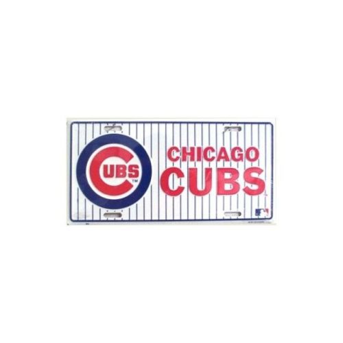 Chicago cubs pinstripe license plate - sa652