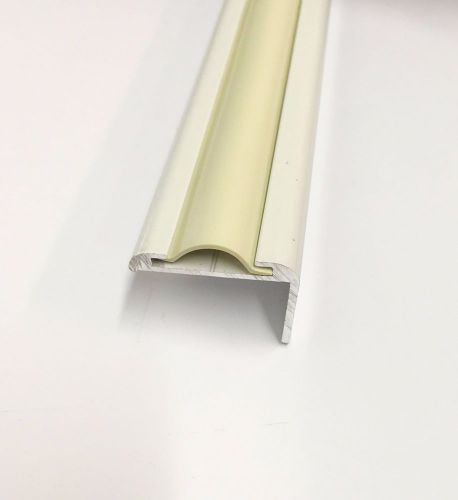 100 ft colonial white rv marine vinyl 7/8&#034; flat insert trim flexible screw cover