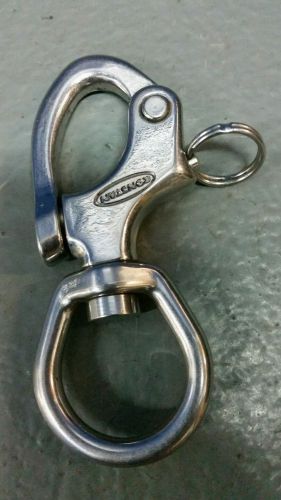 Ronstan full stainless steel swivel spring loaded safety pin secure ring clip