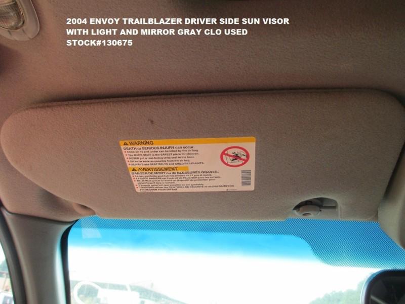 2004 envoy or trailblazer sun visor driver side  used stock#130675