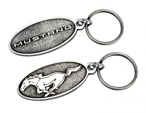 Brand new ford mustang 3d pony metal keychain 2&#034; long x 1&#034; high keychain!