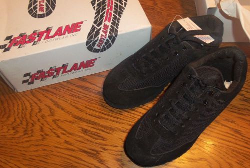 Mens 4, womens 6, driving crew racing shoes, new in box, fastlane black shoes