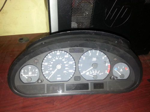 Bmw bmw 325i speedometer (cluster), cpe and conv, mph, at 01